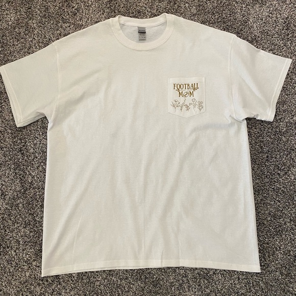 Football Mom Pocket Tee - Picture 1 of 3